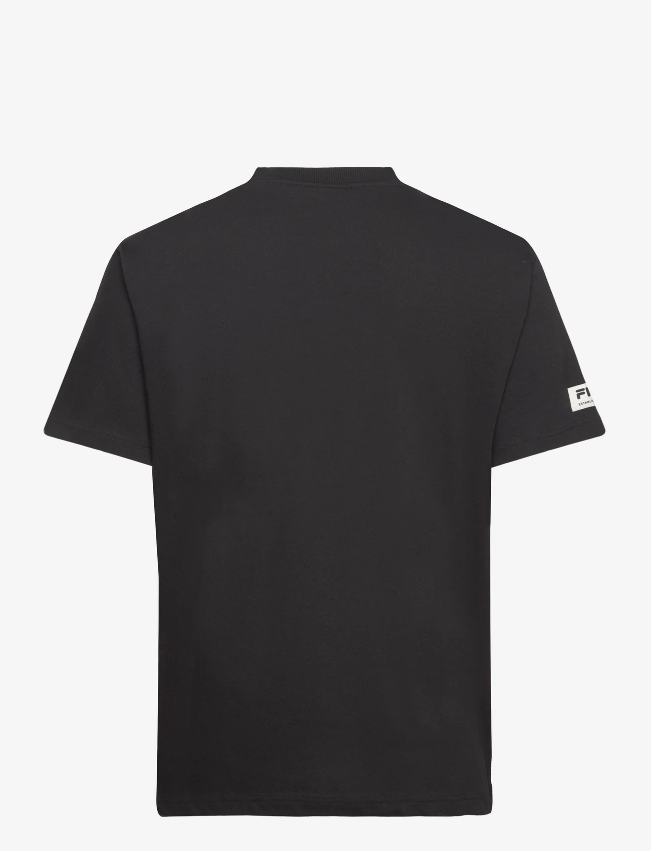 FILA - TRIPOLI dropped shoulder tee - t-shirts - black - 1