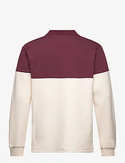 FILA - TOYOHASHI polo long sleeve shirt - džemperi ar kapuci - whitecap gray-tawny port - 1
