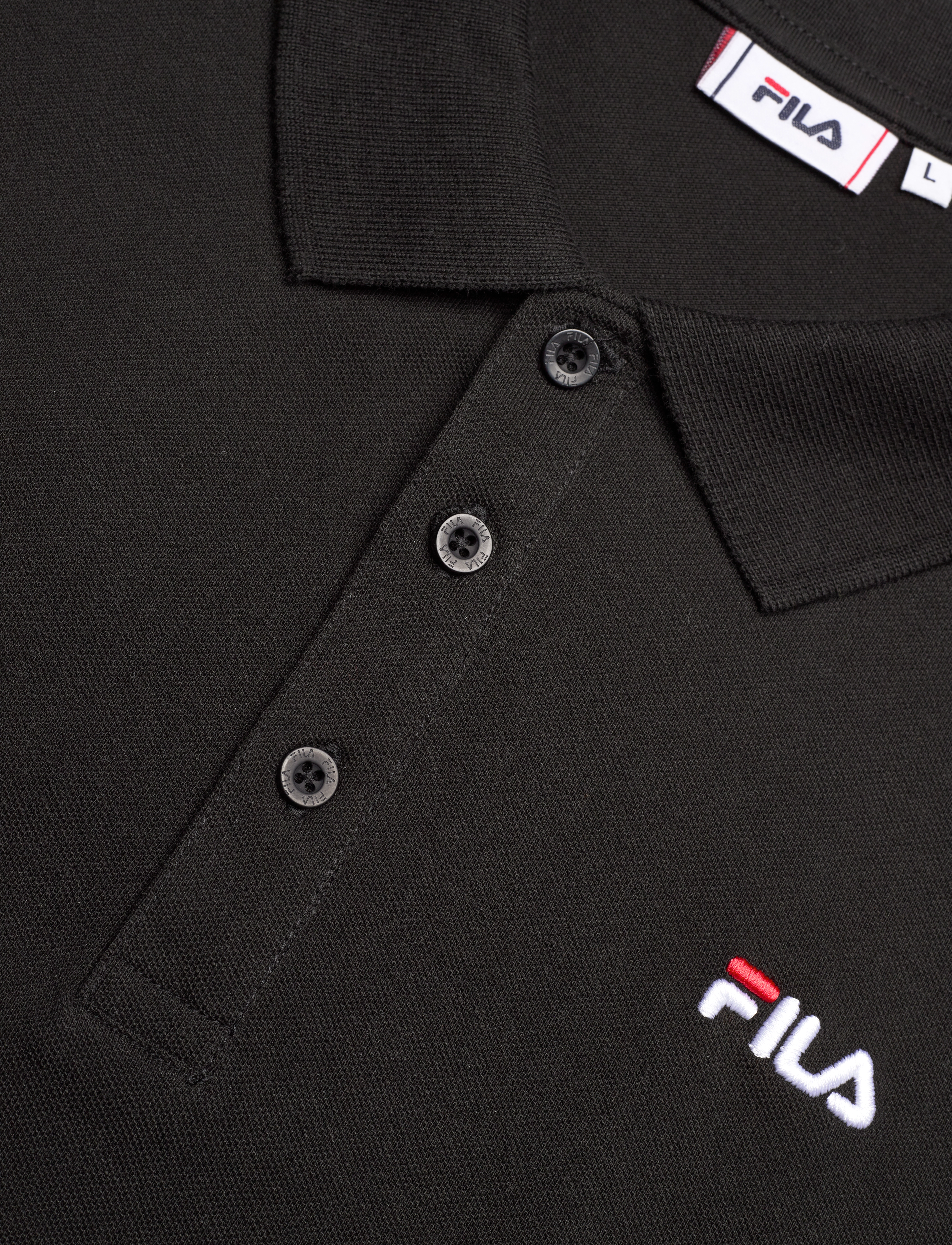 FILA - SUNCHON poloshirt - lühikeste varrukatega polod - black - 3