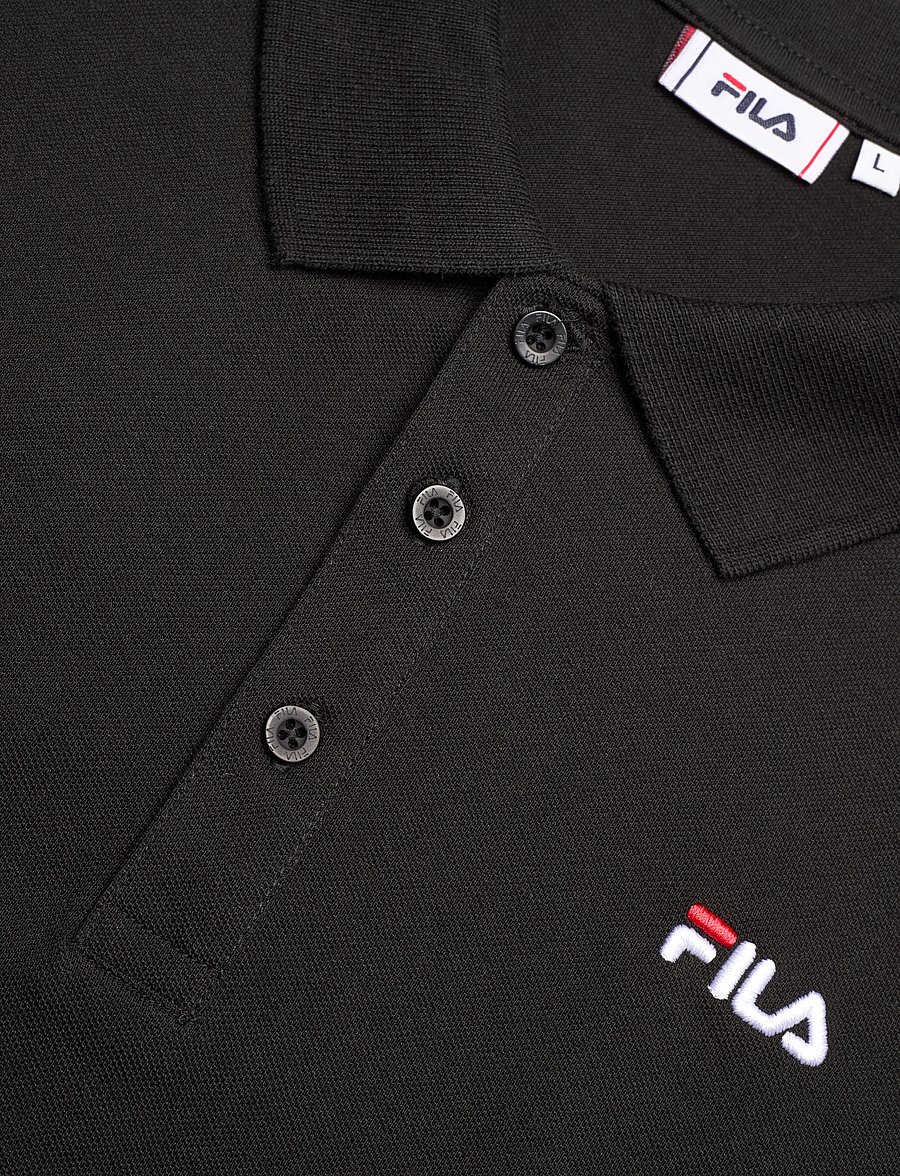FILA - SUNCHON poloshirt - oberteile & t-shirts - black - 3