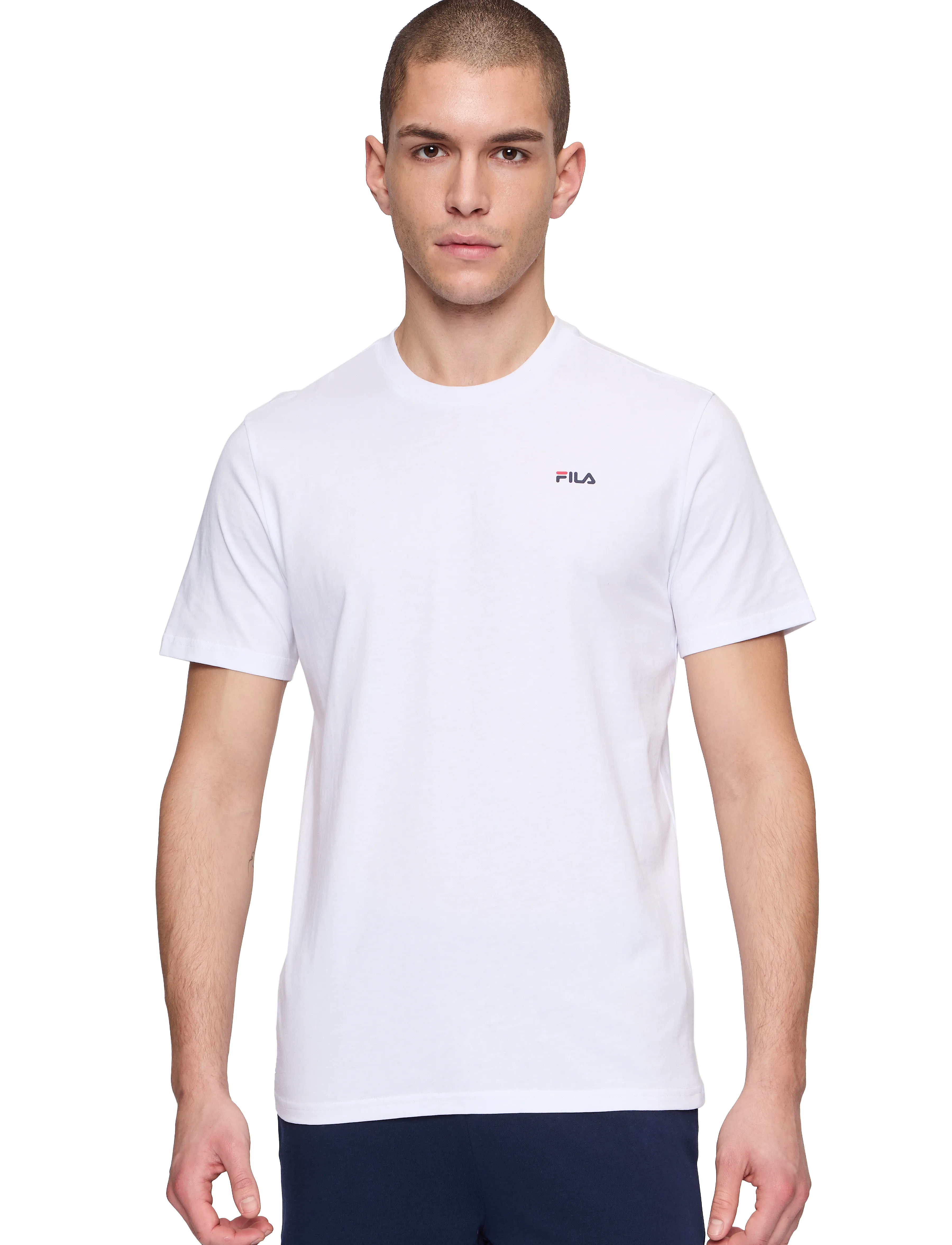 FILA Laas Regular Tee, XXL, Sport Oberteile, Weiß - T-shirts, Männerswear