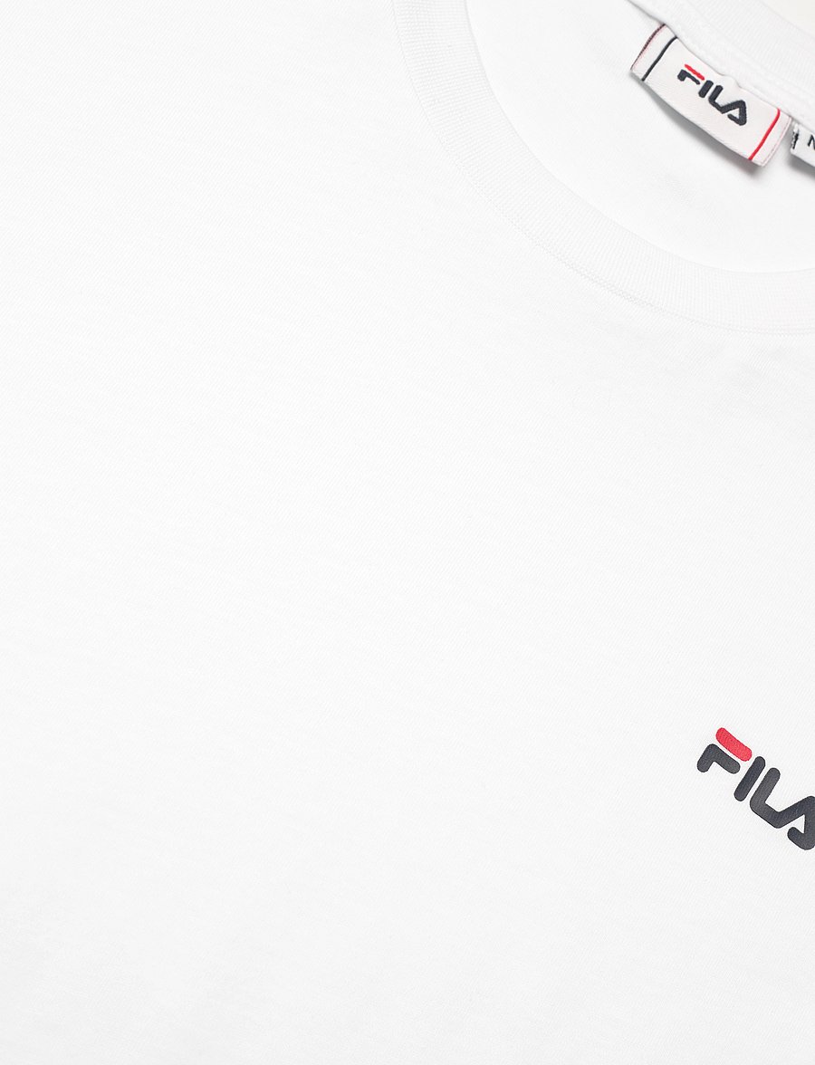 FILA - LAAS regular tee - oberteile & t-shirts - bright white - 3