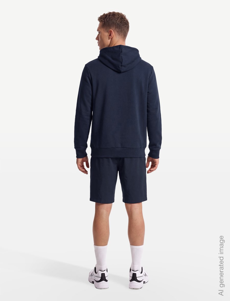 FILA - LUMEZZANE hoodie - huvtröjor - black iris - 4