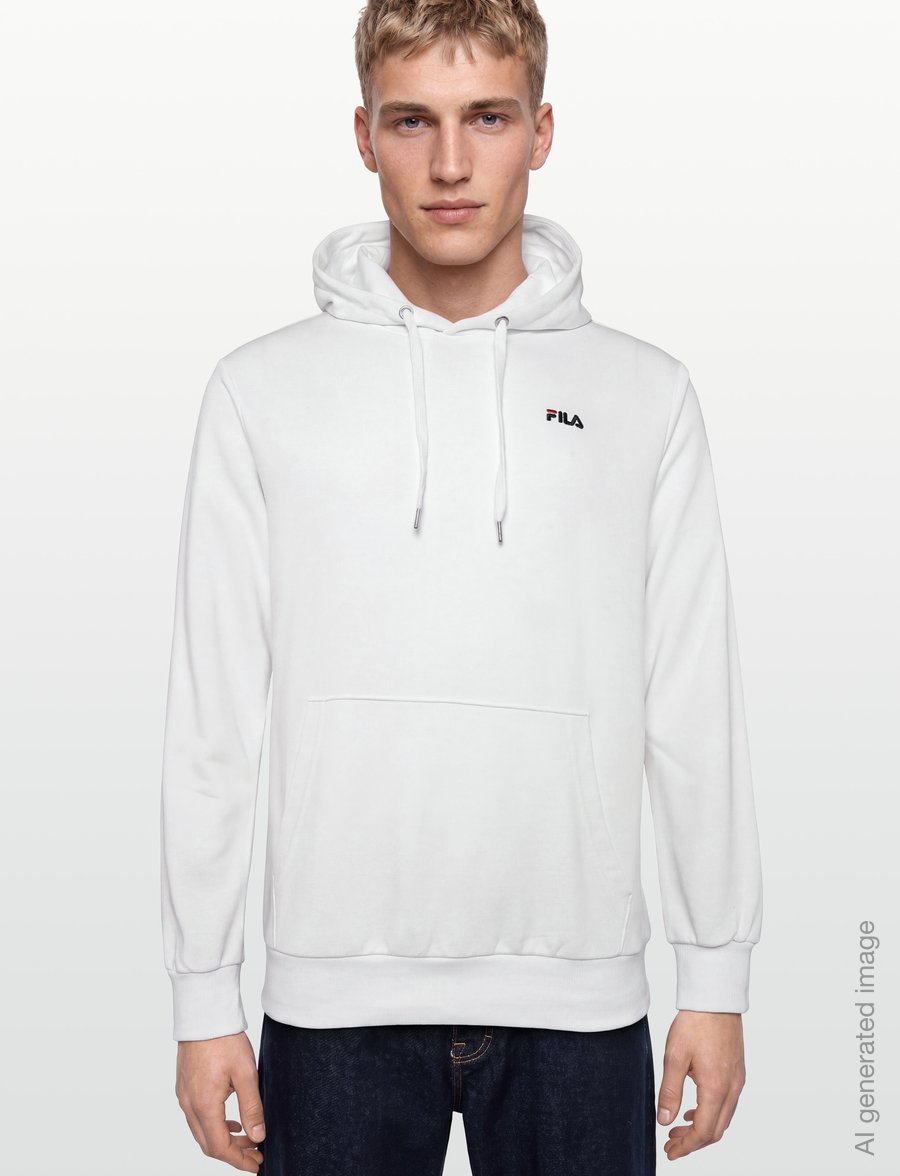 FILA - LUMEZZANE hoodie - sweatshirts - bright white - 3
