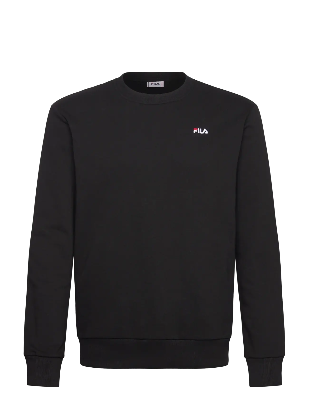 FILA Leverano Regular Crew Sweat, XXL, Black, Sport Sweatshirts & Hoodies > Sport Sweatshirts, Herre