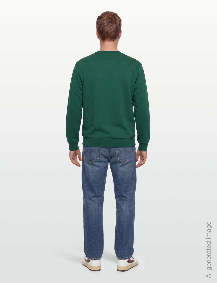 FILA - LEVERANO regular crew sweat - tops - posy green - 4