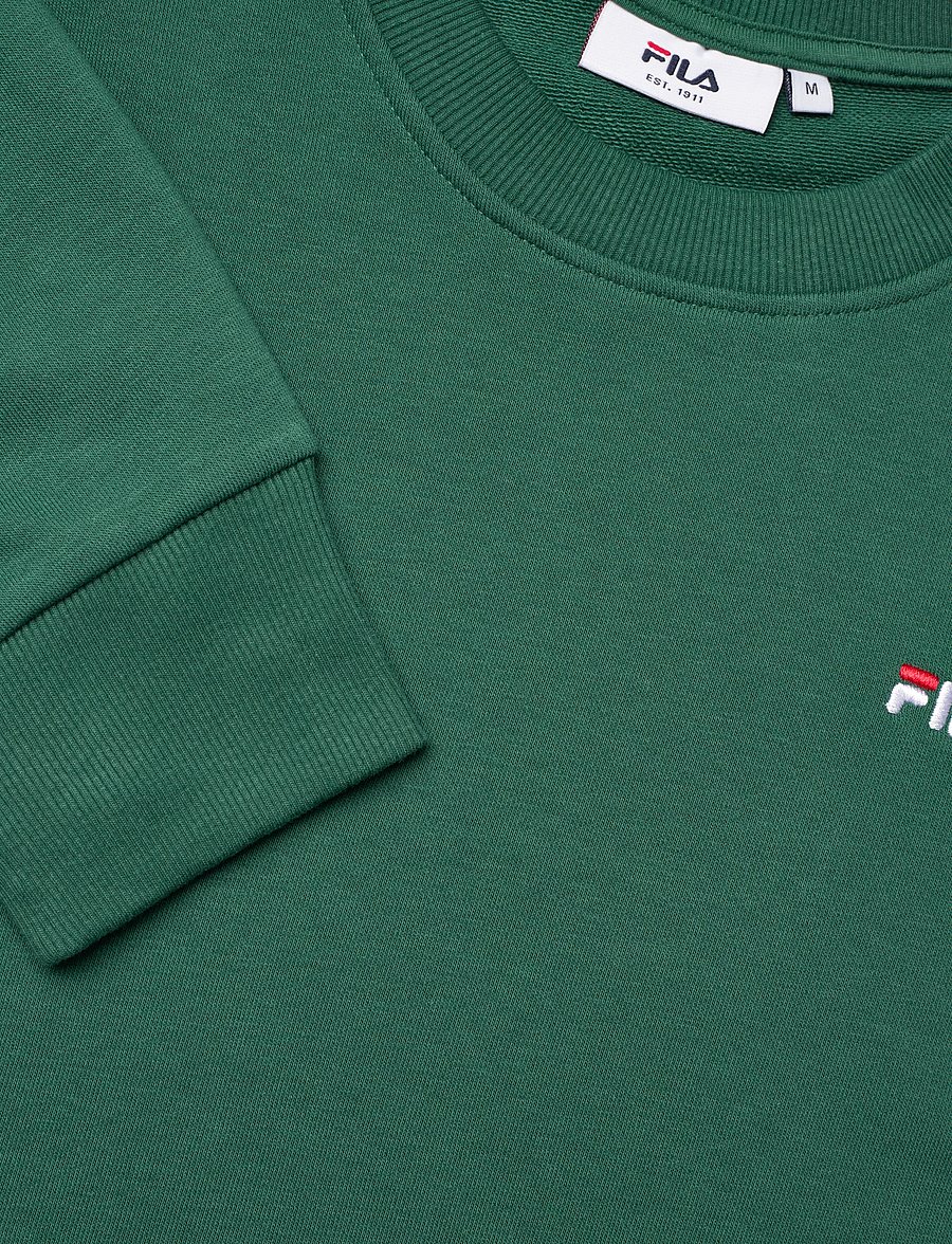 FILA - LEVERANO regular crew sweat - tops - posy green - 5