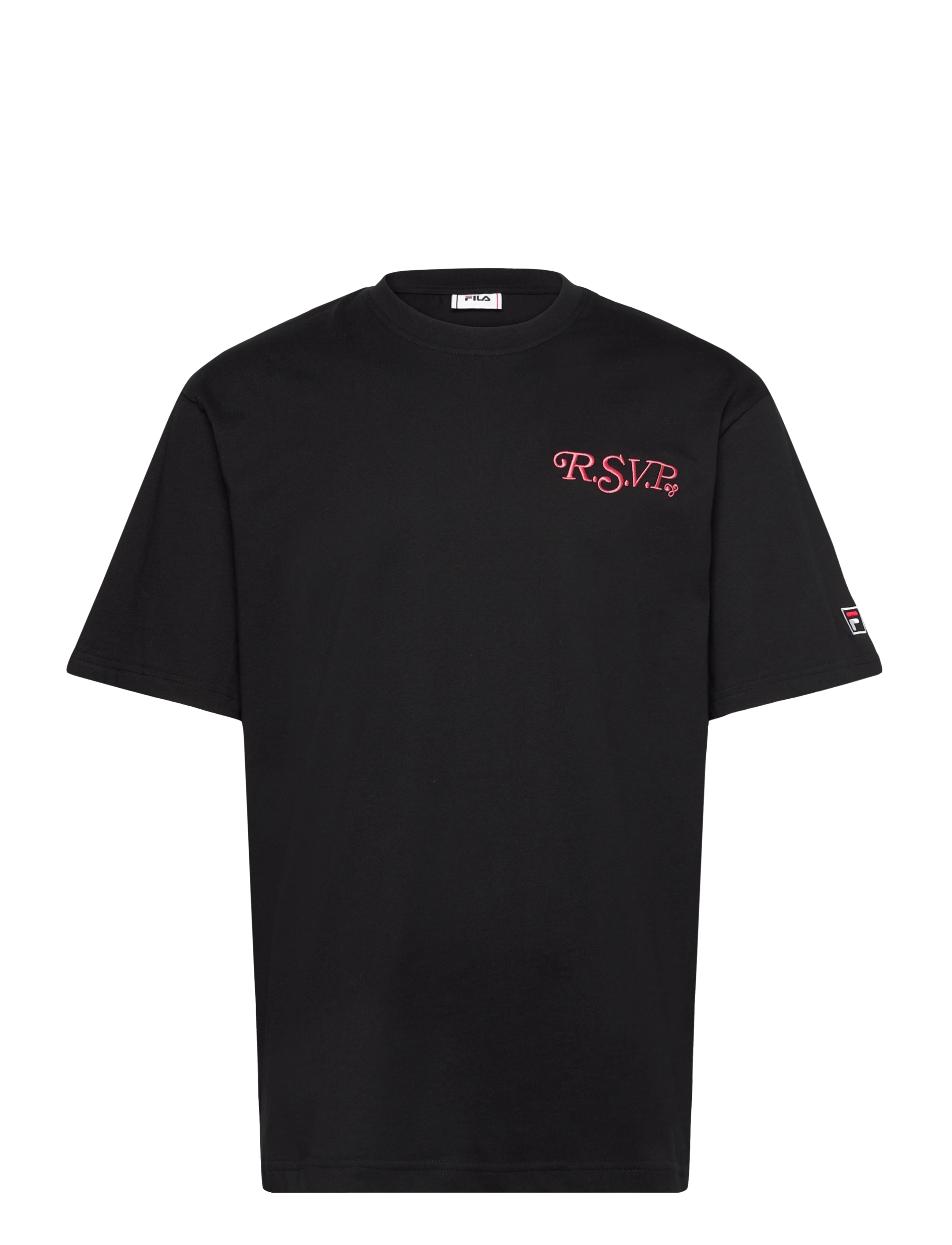 FILA Langeweg Loose Tee, Løs T-Shirt, Sort, Str: XS