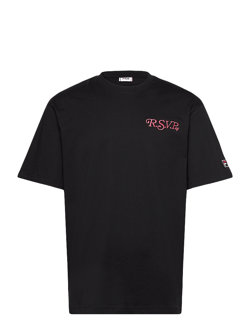 FILA - LANGEWEG - t-shirts - black - 0