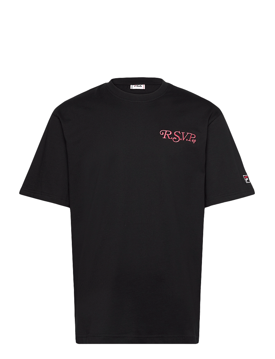 FILA - LANGEWEG loose tee - t-shirts - black - 0