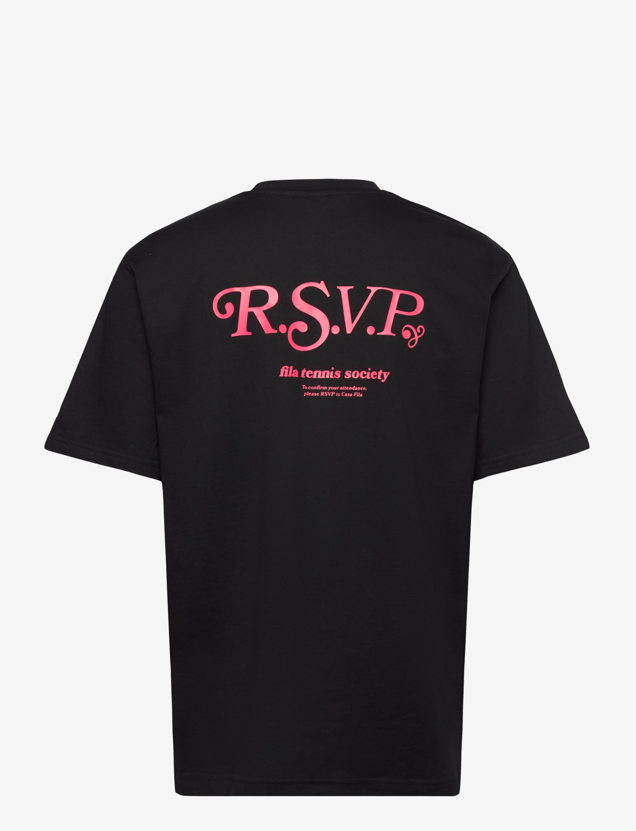 FILA - LANGEWEG - t-shirts - black - 1