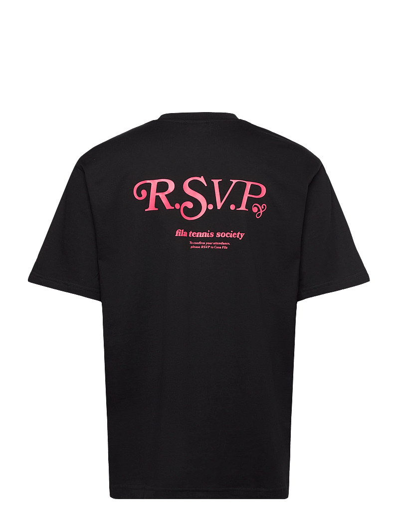 FILA - LANGEWEG - t-shirts - black - 1