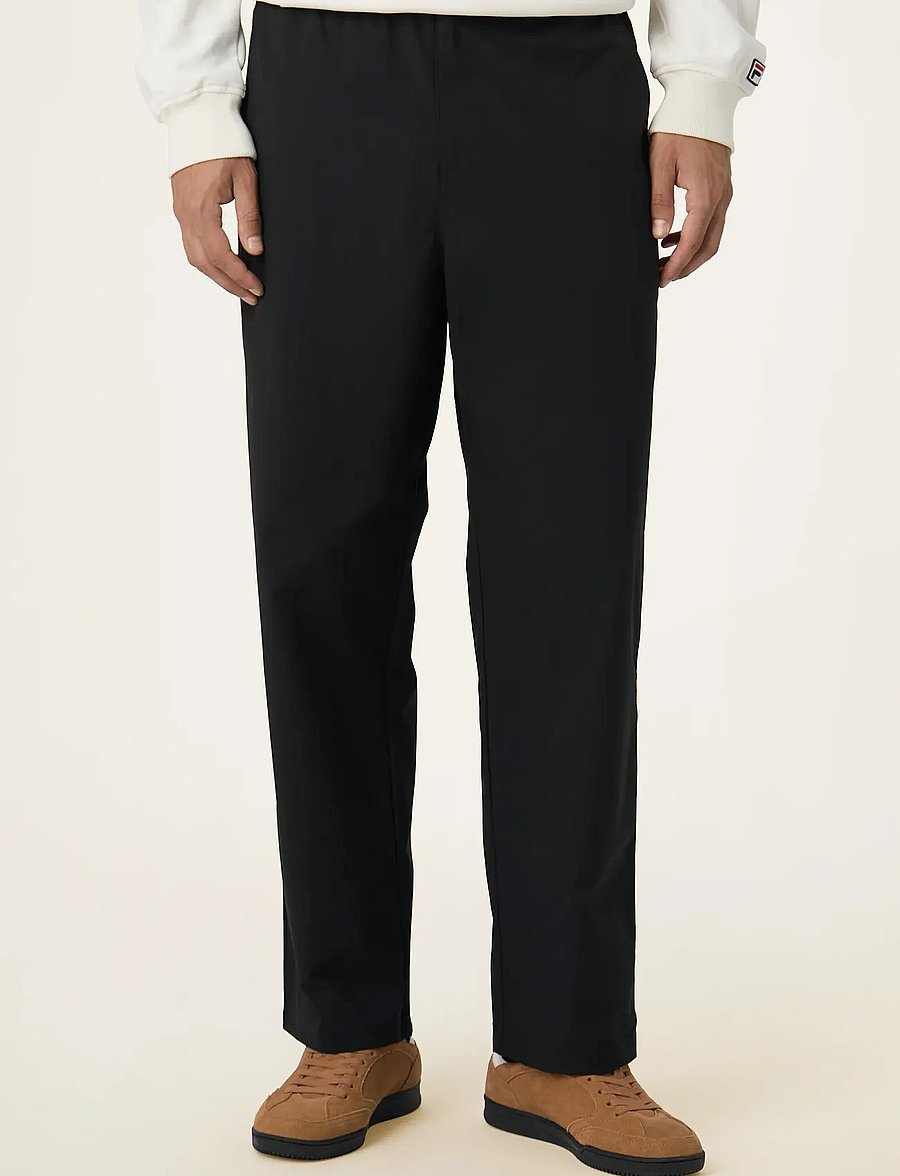 FILA - HIGH TIDE relaxed 4-way stretch trousers - pantalons décontractés - black - 0