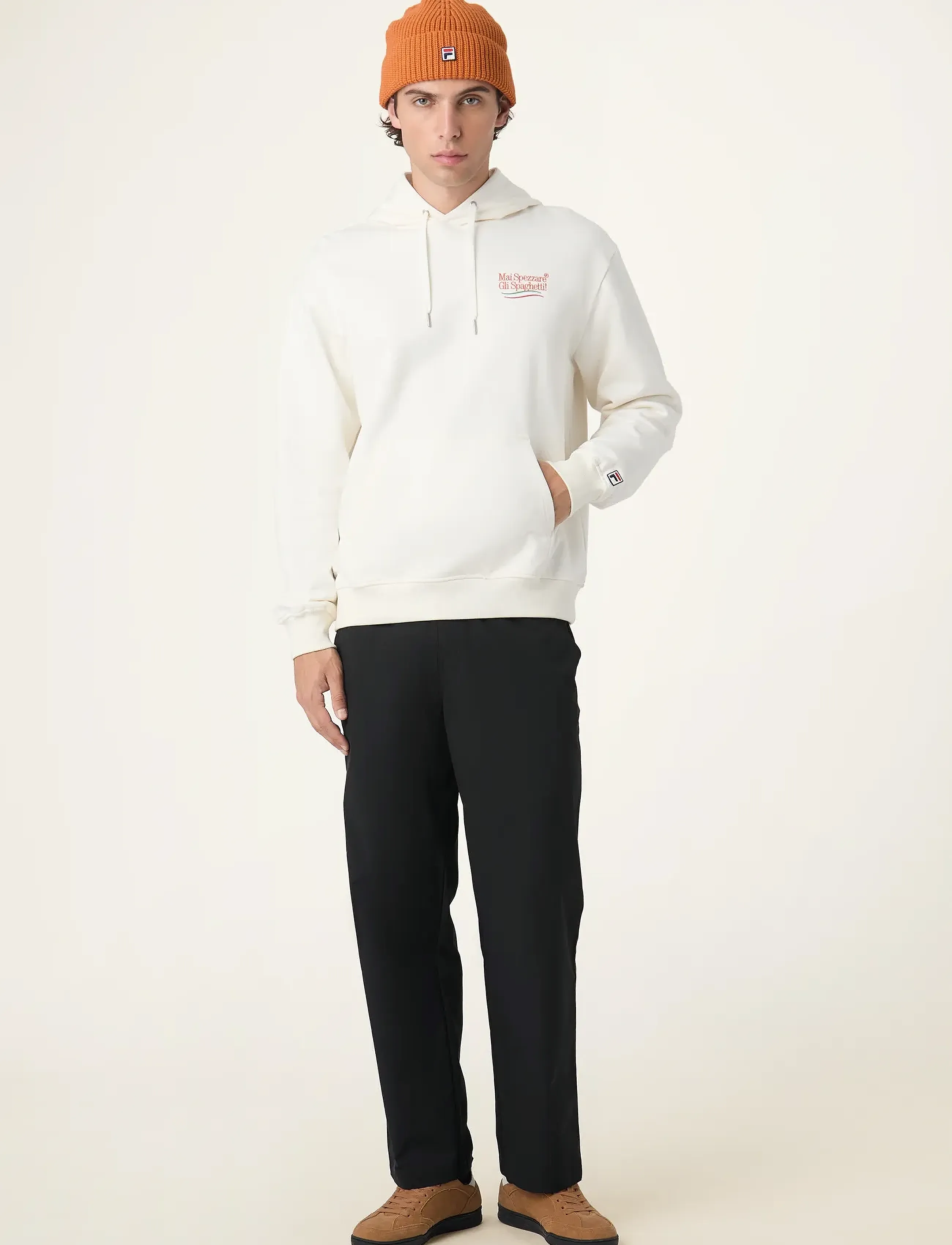 FILA - HIGH TIDE relaxed 4-way stretch trousers - pantalons décontractés - black - 4