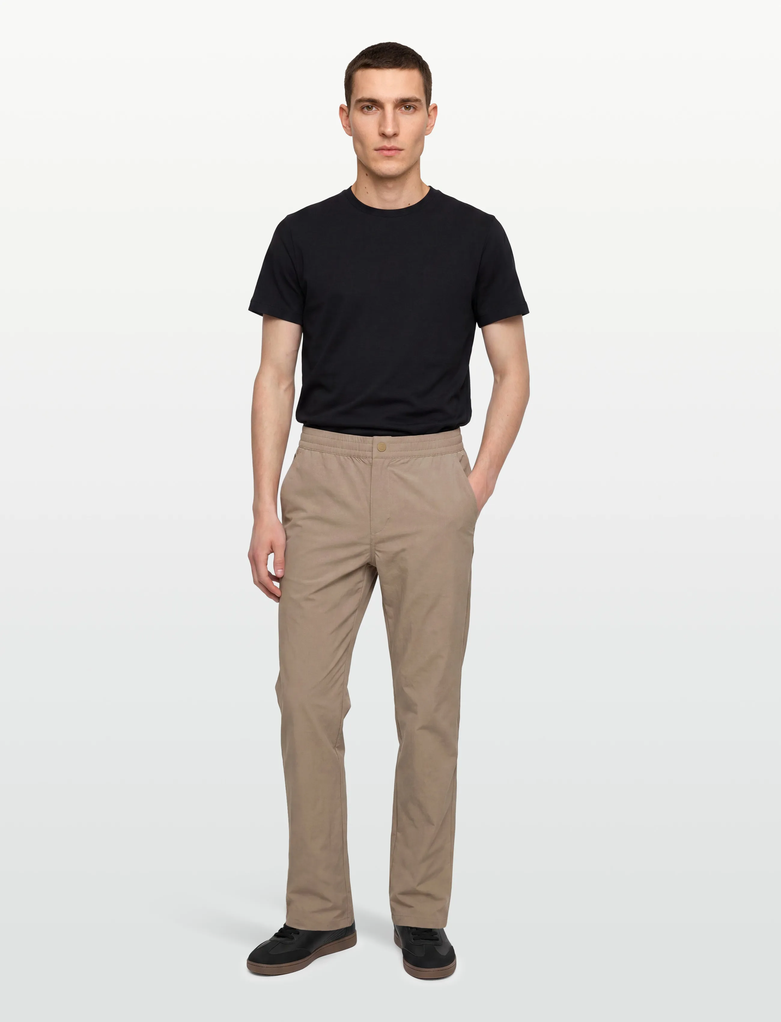 FILA High Tide Relaxed 4-Way Stretch Trousers, Mænd, Afslappede Stretch Bukser, Beige, Str: L