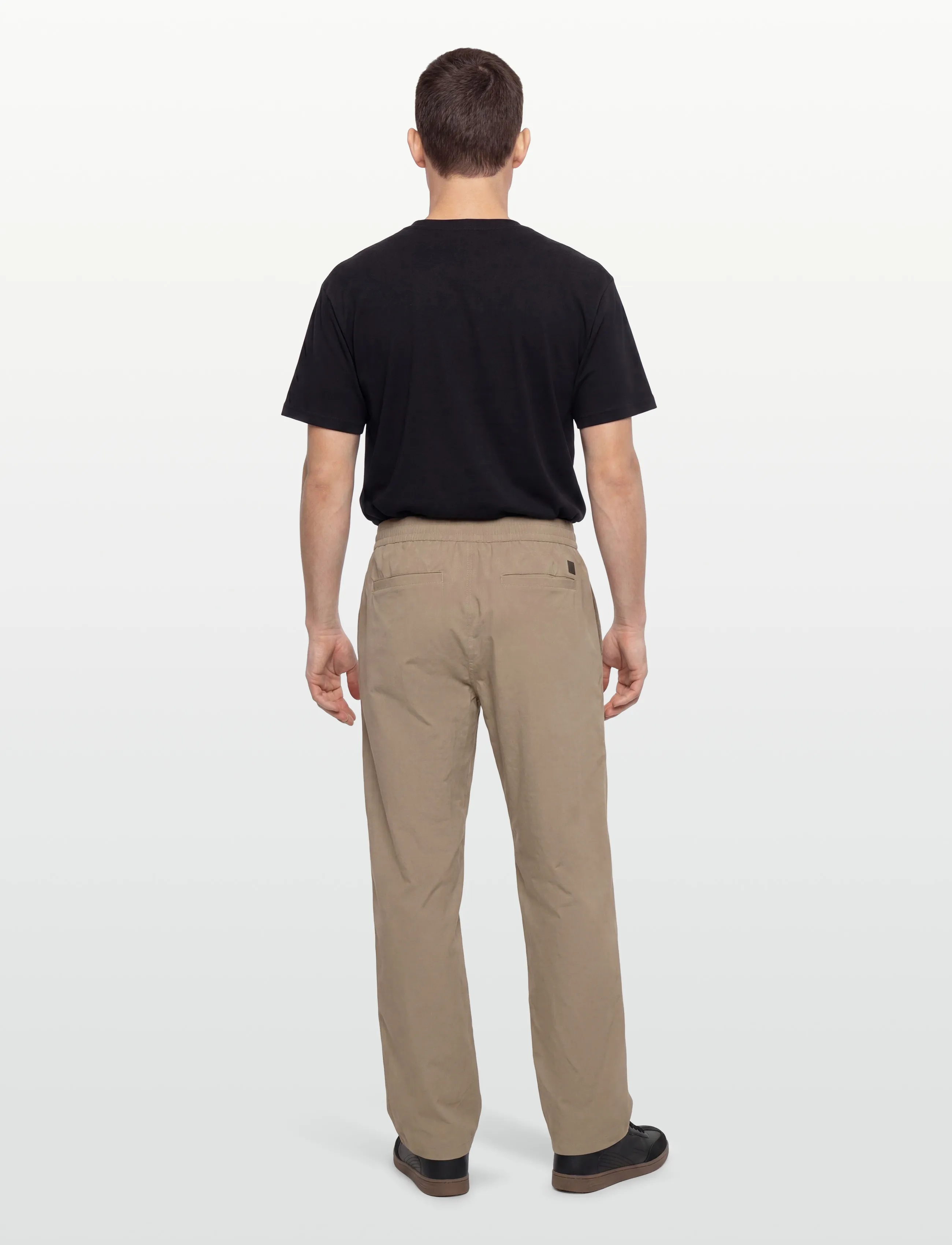 FILA - HIGH TIDE relaxed 4-way stretch trousers - vabaajapüksid - weathered teak - 4