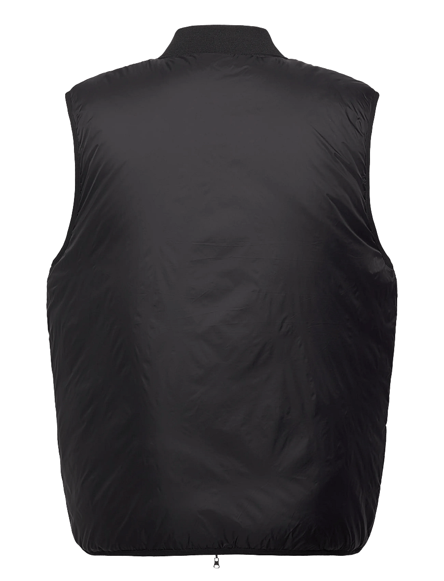 FILA - MILANO regular reversible lightweight vest - outdoor - black - 2