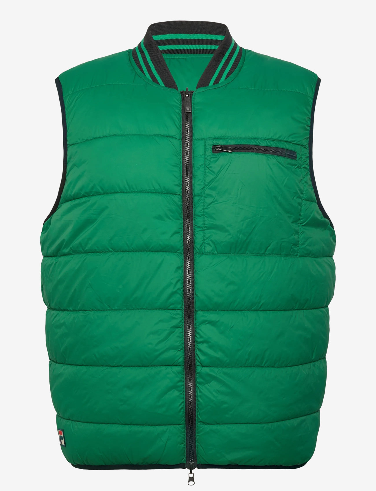 FILA - MILANO regular reversible lightweight vest - vests - black - 3