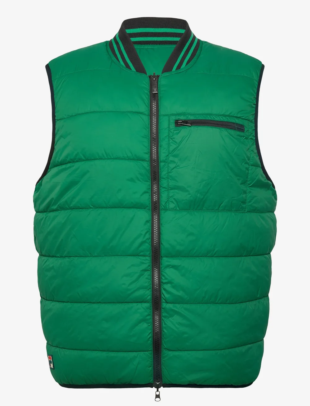 FILA - MILANO regular reversible lightweight vest - liemenės - black - 3