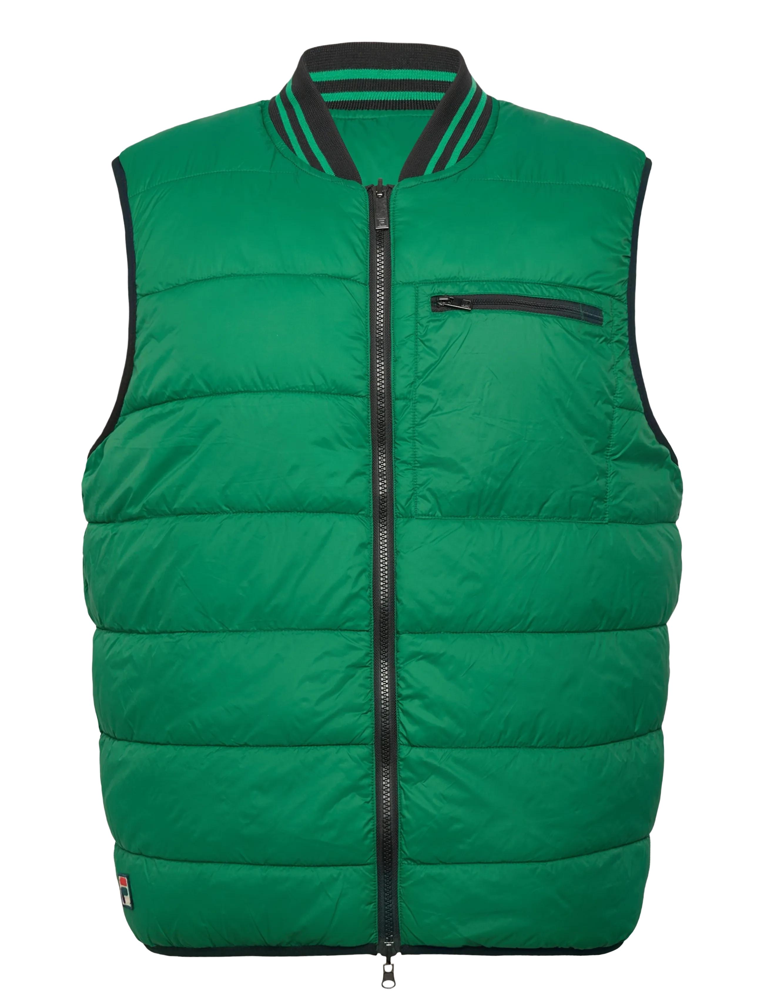 FILA - MILANO regular reversible lightweight vest - vesti - black - 3