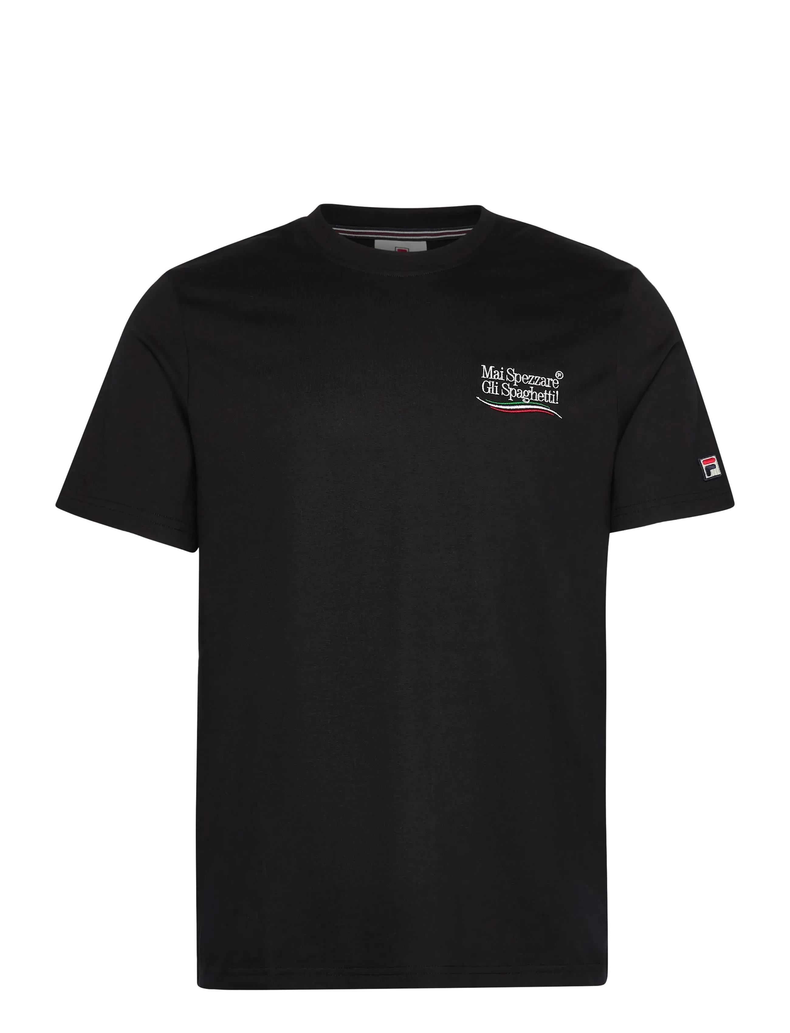 FILA Navigli Pasta Regular Graphic T-Shirt Schwarz - XS - Herren