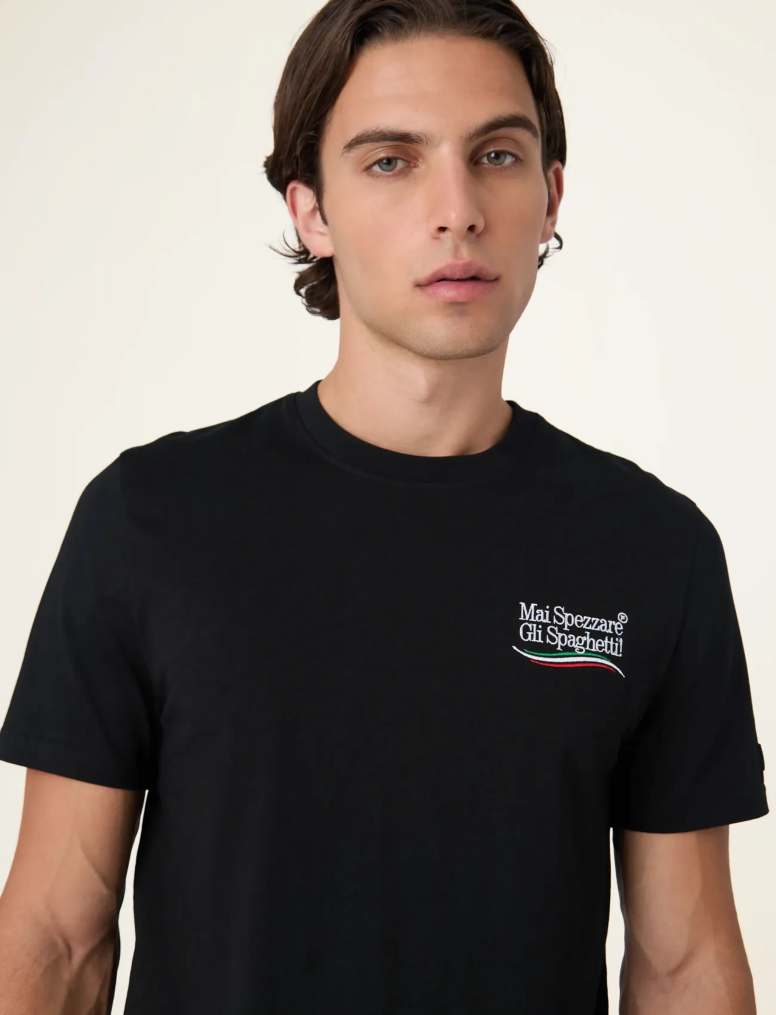 FILA - NAVIGLI PASTA regular graphic t-shirt - topi un t-krekli - black - 4