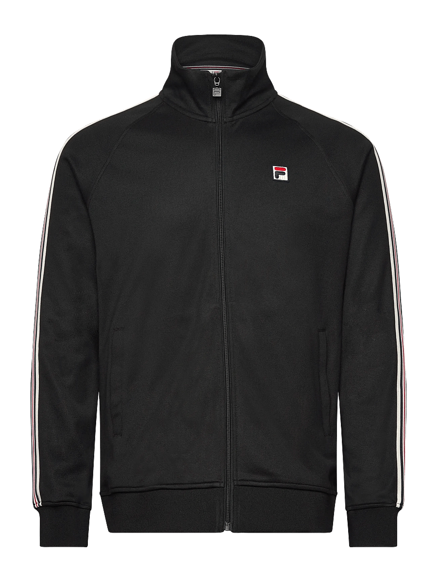 FILA - BIELLA regular taped pique track jacket - black - 1