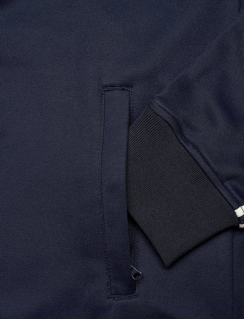 FILA - BIELLA regular taped pique track jacket - sportjacken - black iris - 3