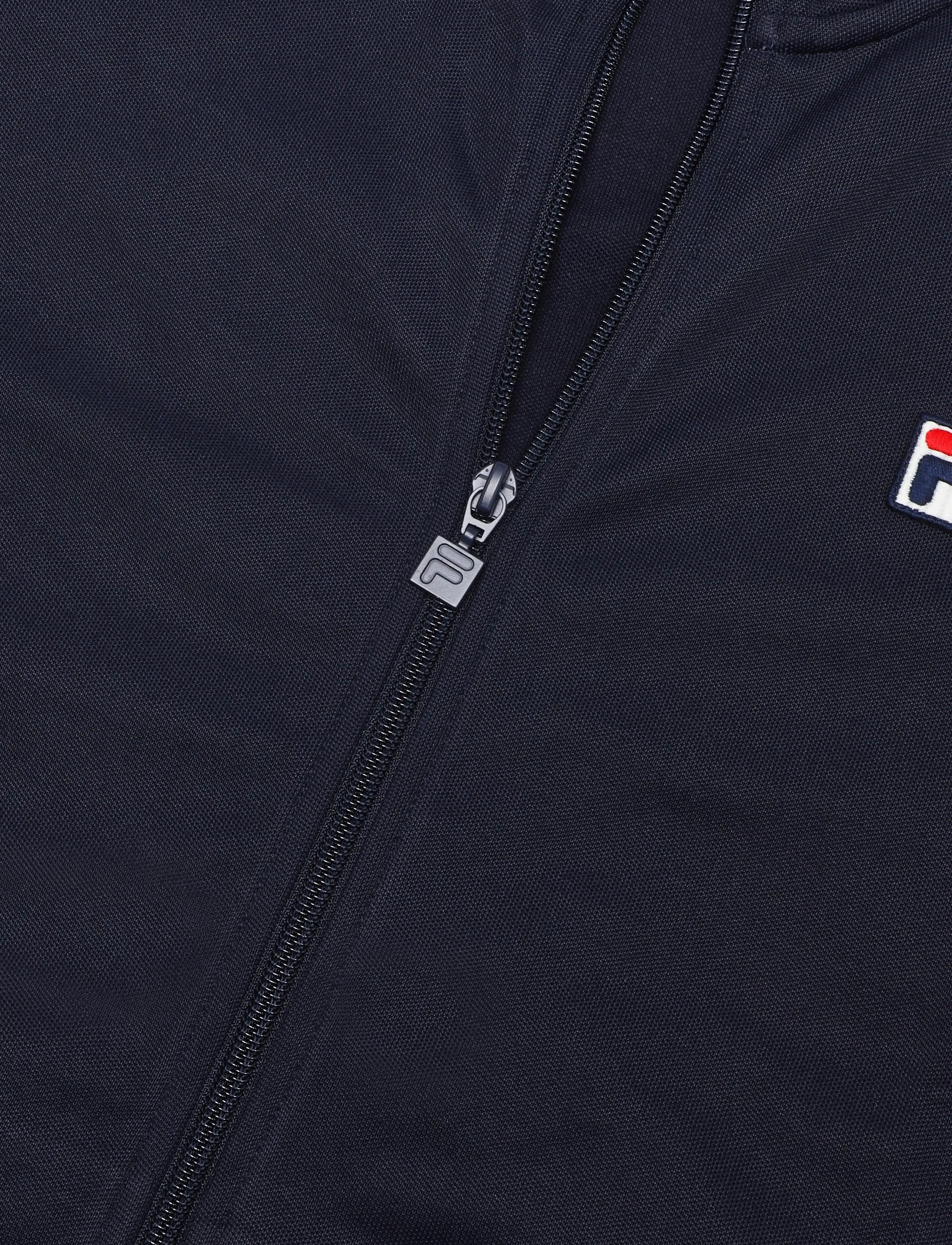 FILA - BIELLA regular taped pique track jacket - oberteile - dark sapphire - 3