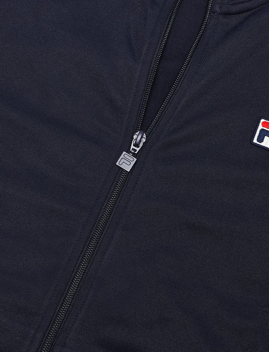 FILA - BIELLA regular taped pique track jacket - oberteile - dark sapphire - 3