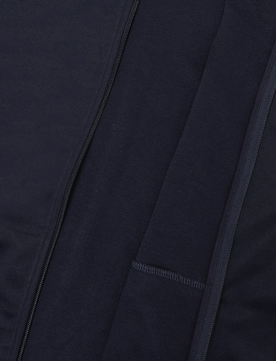 FILA - BIELLA regular taped pique track jacket - oberteile - dark sapphire - 4