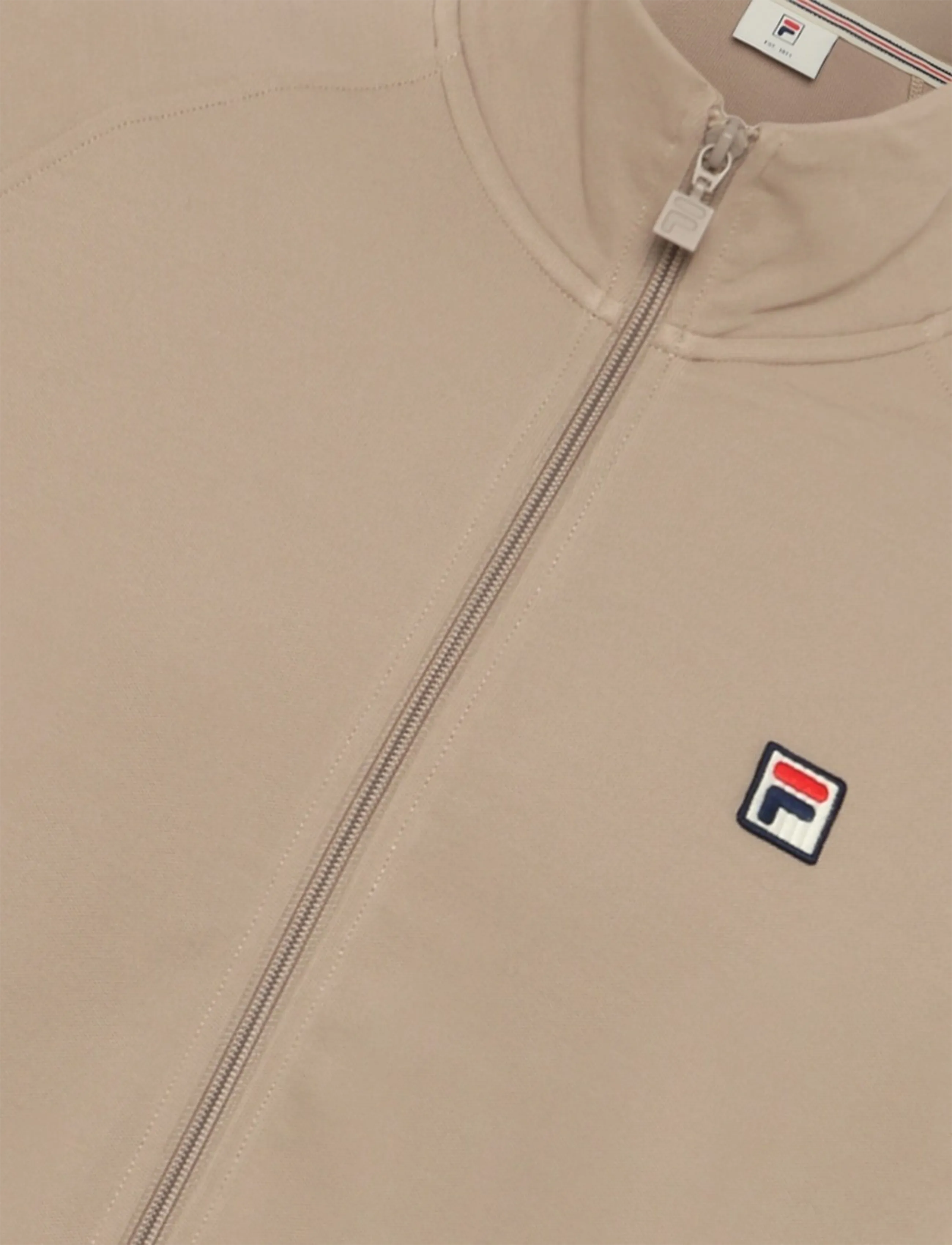 FILA - BIELLA regular taped pique track jacket - oberteile - weathered teak - 2