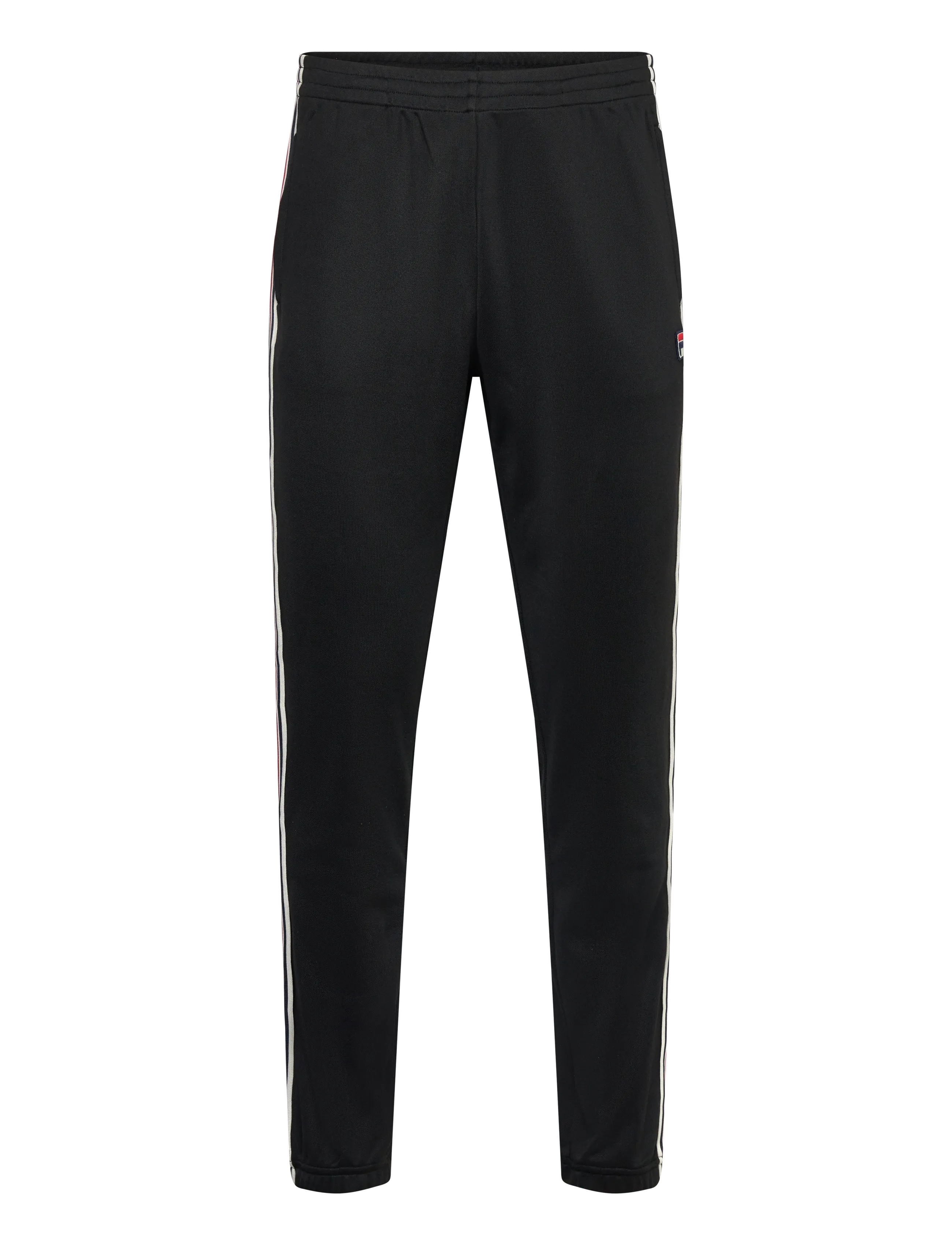 FILA BIELLA regular taped pique track pants - 4 for 3 - BLACK / black