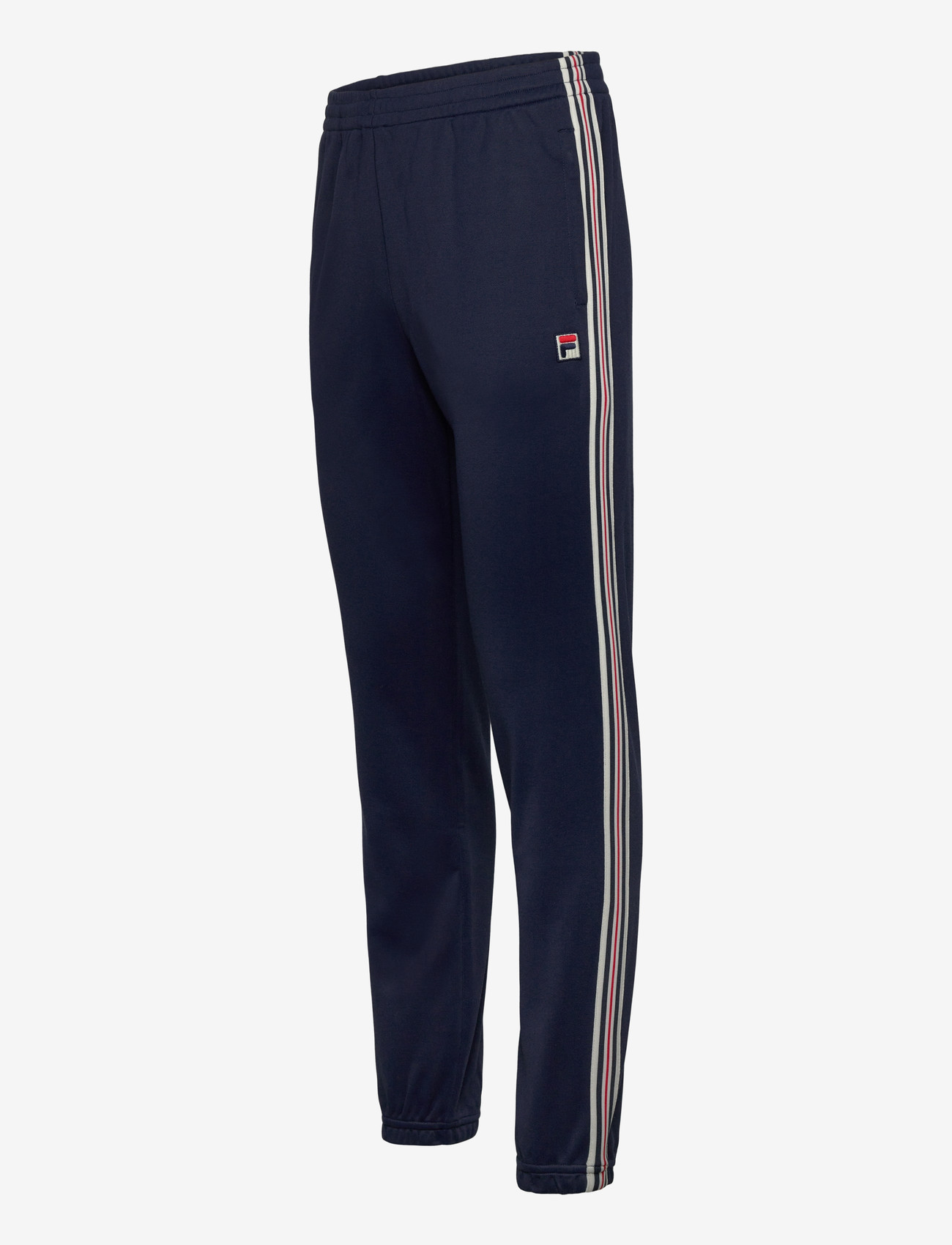 FILA - BIELLA regular taped pique track pants - bukser - black iris - 3