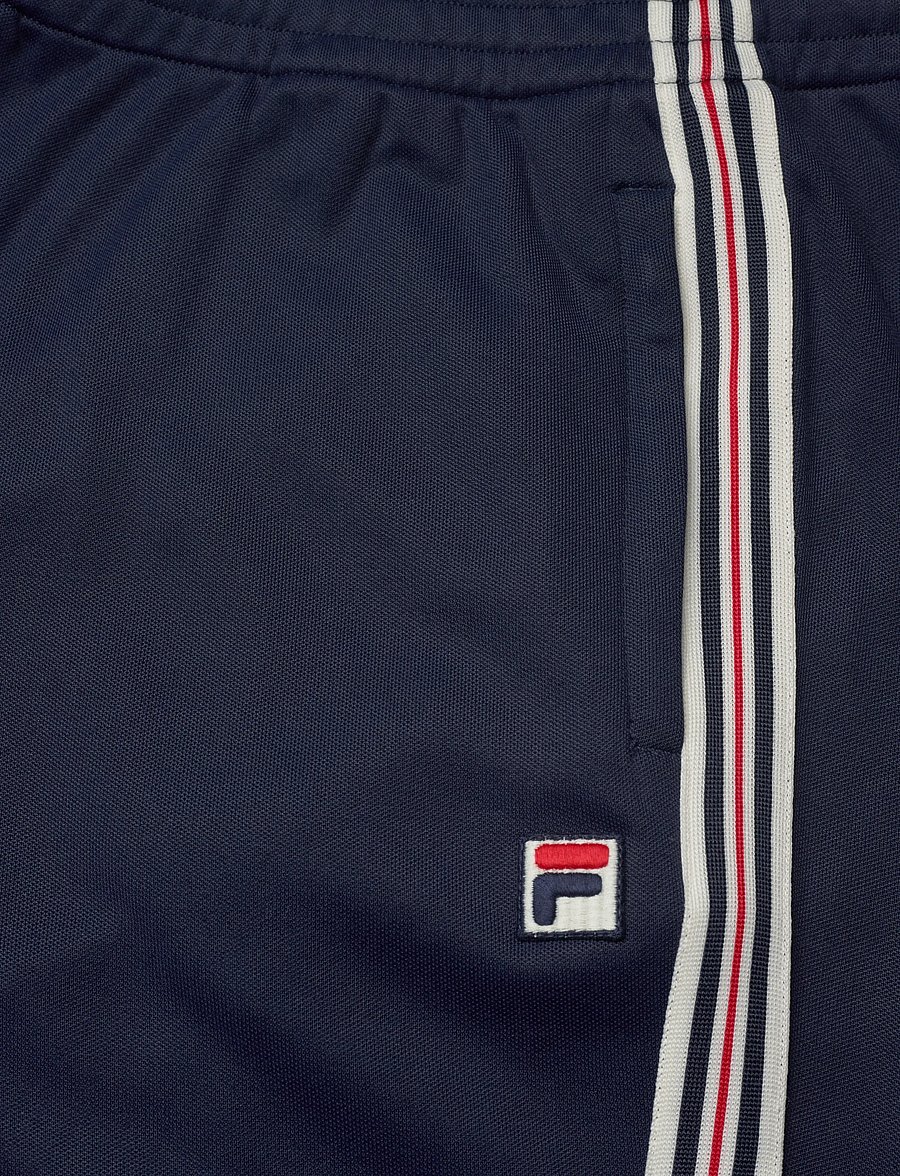 FILA - BIELLA regular taped pique track pants - hosen - black iris - 4