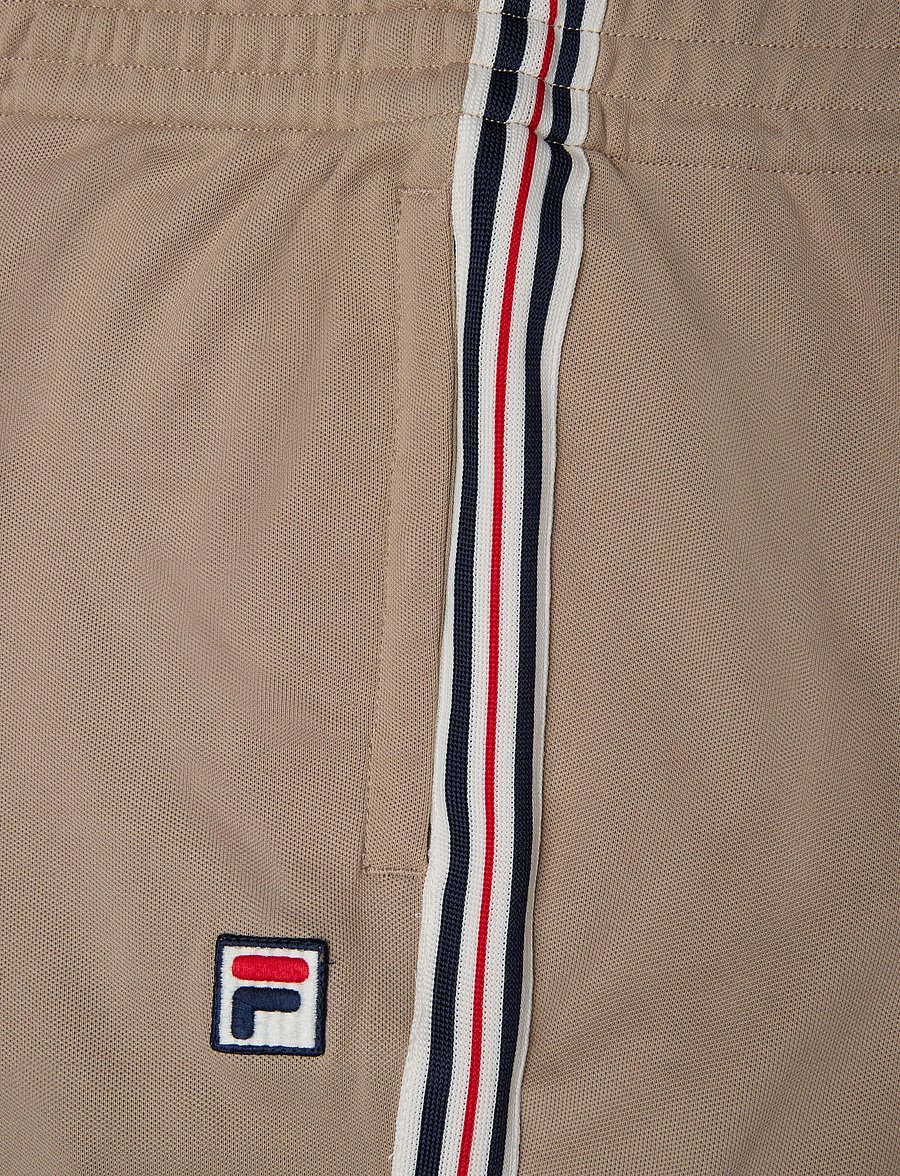 FILA - BIELLA regular taped pique track pants - hosen - weathered teak - 2