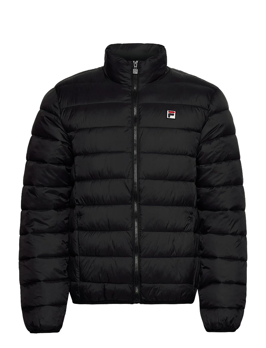 FILA - MILANO regular thin puffer jacket - dúnjakkar - black - 1