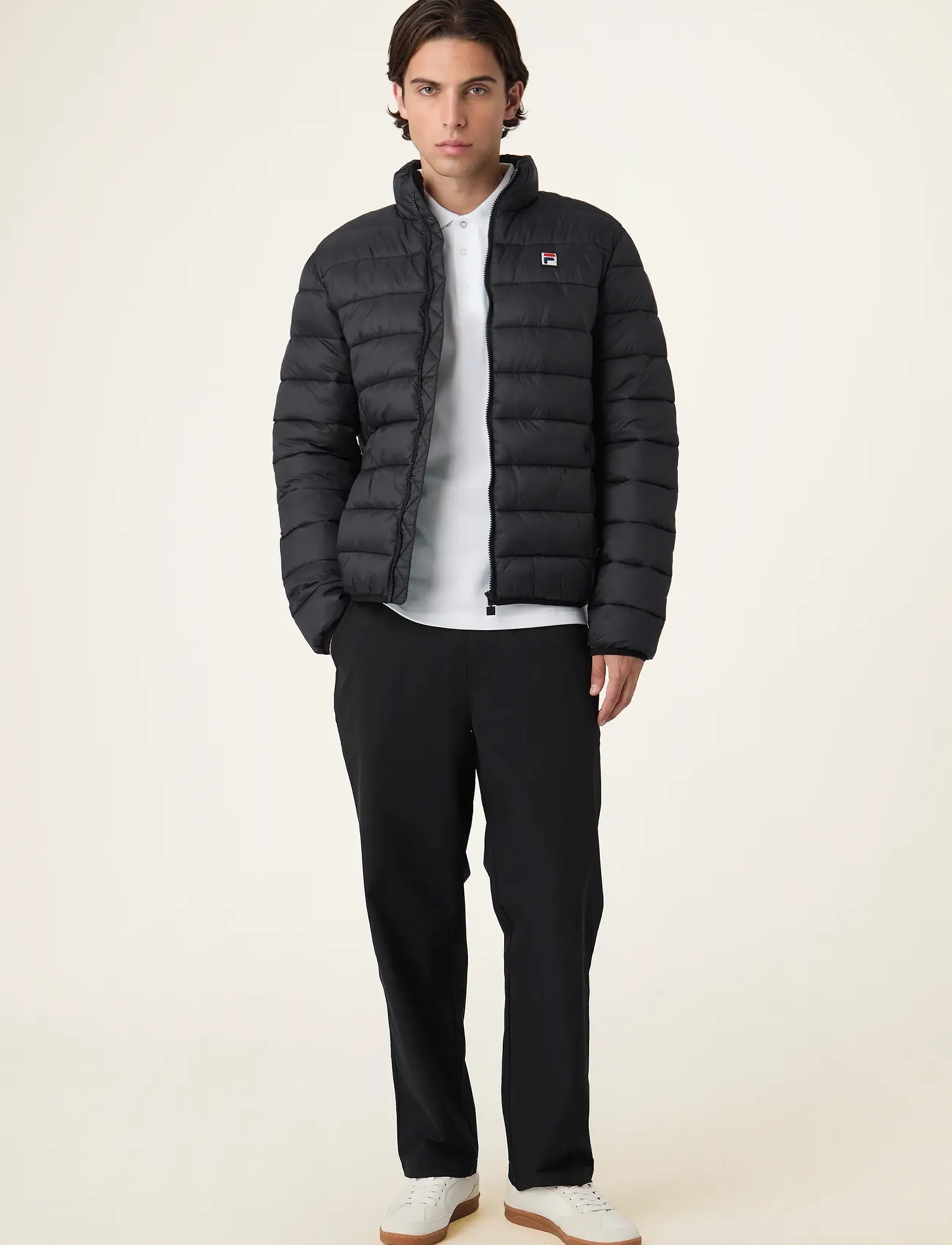 FILA - MILANO regular thin puffer jacket - vinterjackor - black - 5