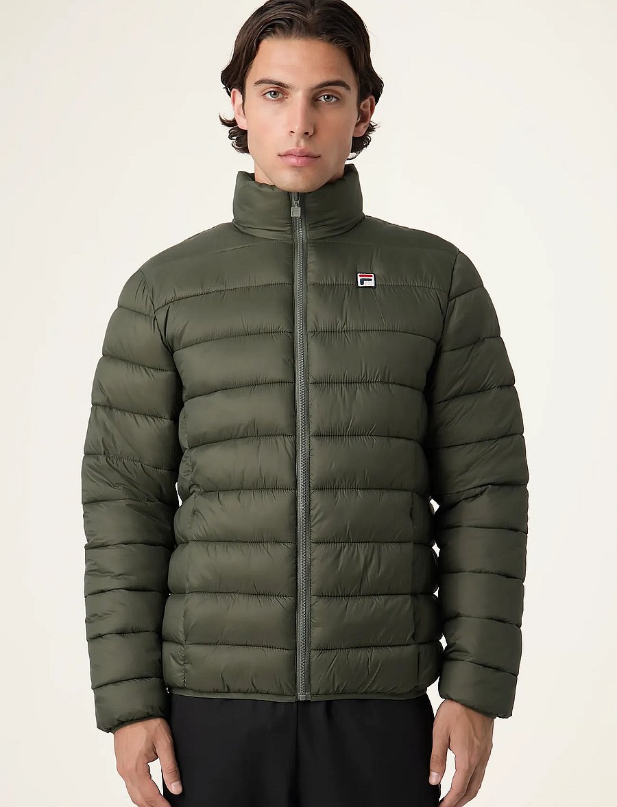 FILA - MILANO regular thin puffer jacket - dúnjakkar - deep depths - 0