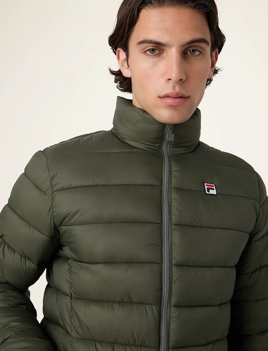 FILA - MILANO regular thin puffer jacket - dúnjakkar - deep depths - 4