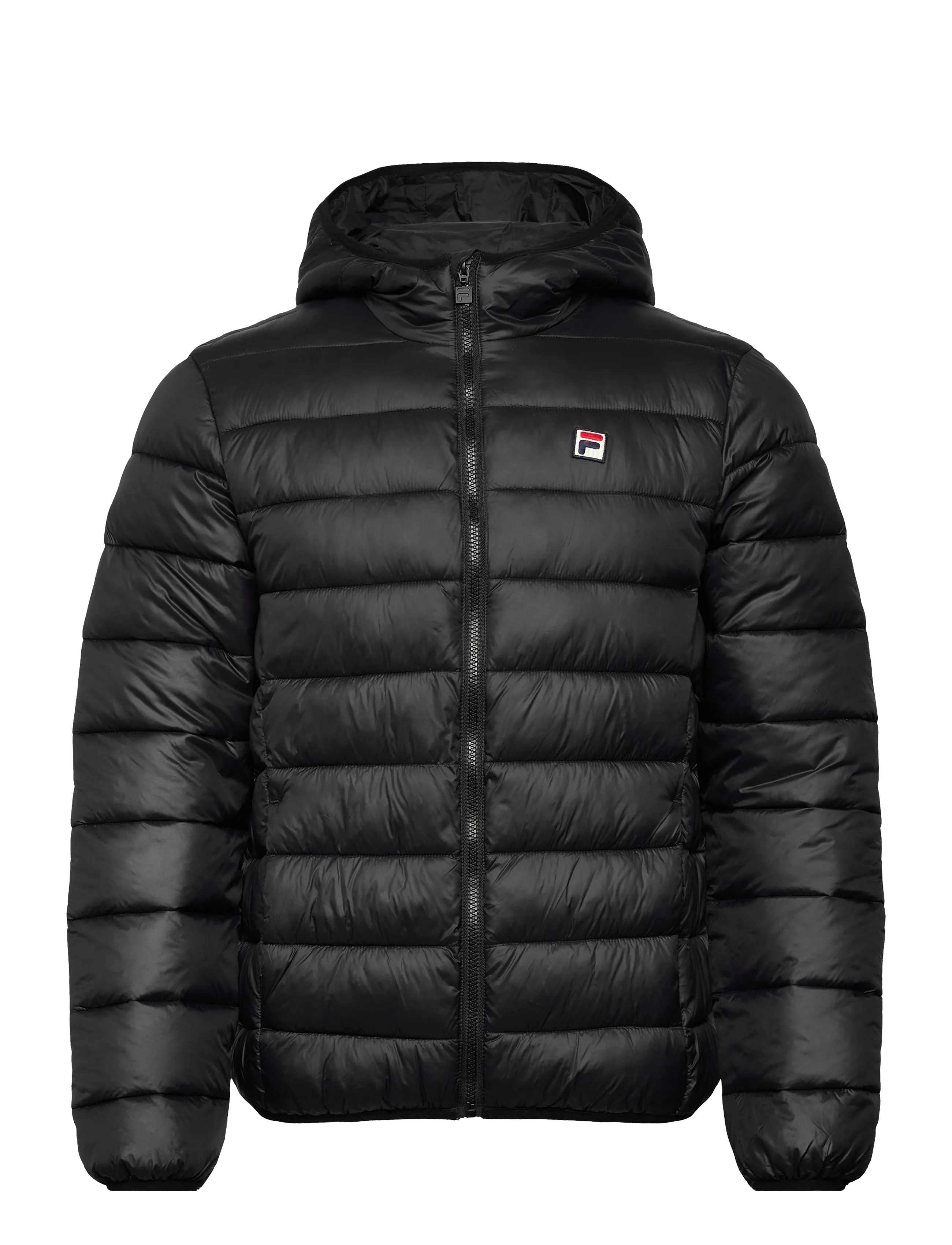 FILA Milano Regular Hooded Thin Puffer Jacke Schwarz - L - Herren