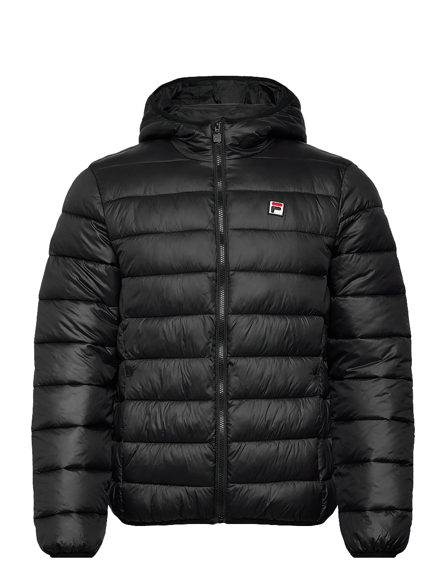FILA - MILANO regular hooded thin puffer jacket - daunenjacken - black - 1