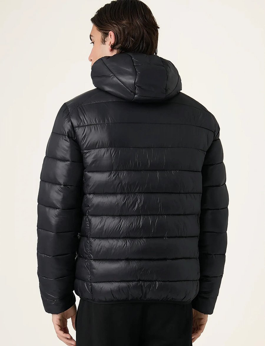 FILA - MILANO regular hooded thin puffer jacket - daunenjacken - black - 3