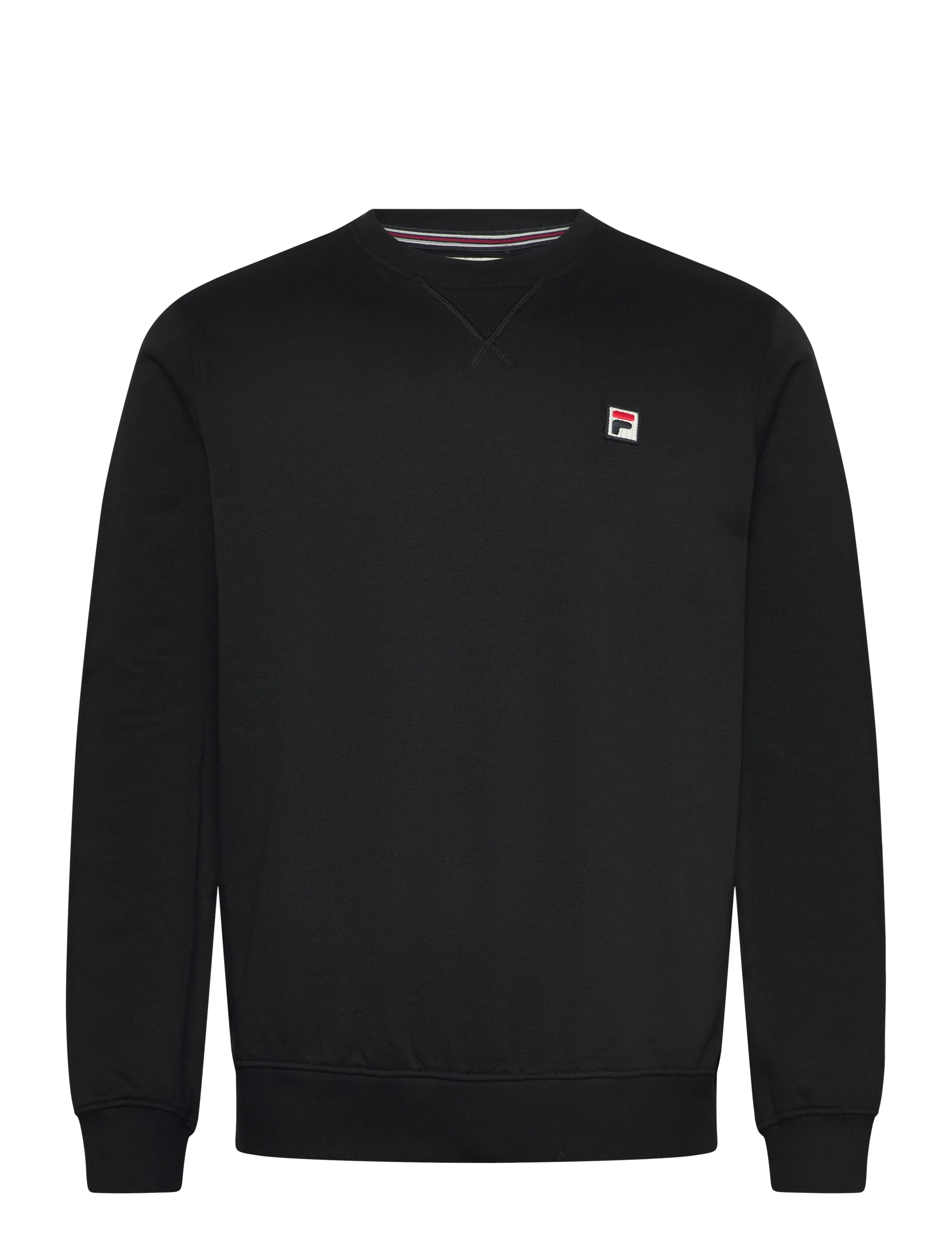 FILA BIELLA regular crewneck sweatshirt - Tänavastiil - BLACK / black