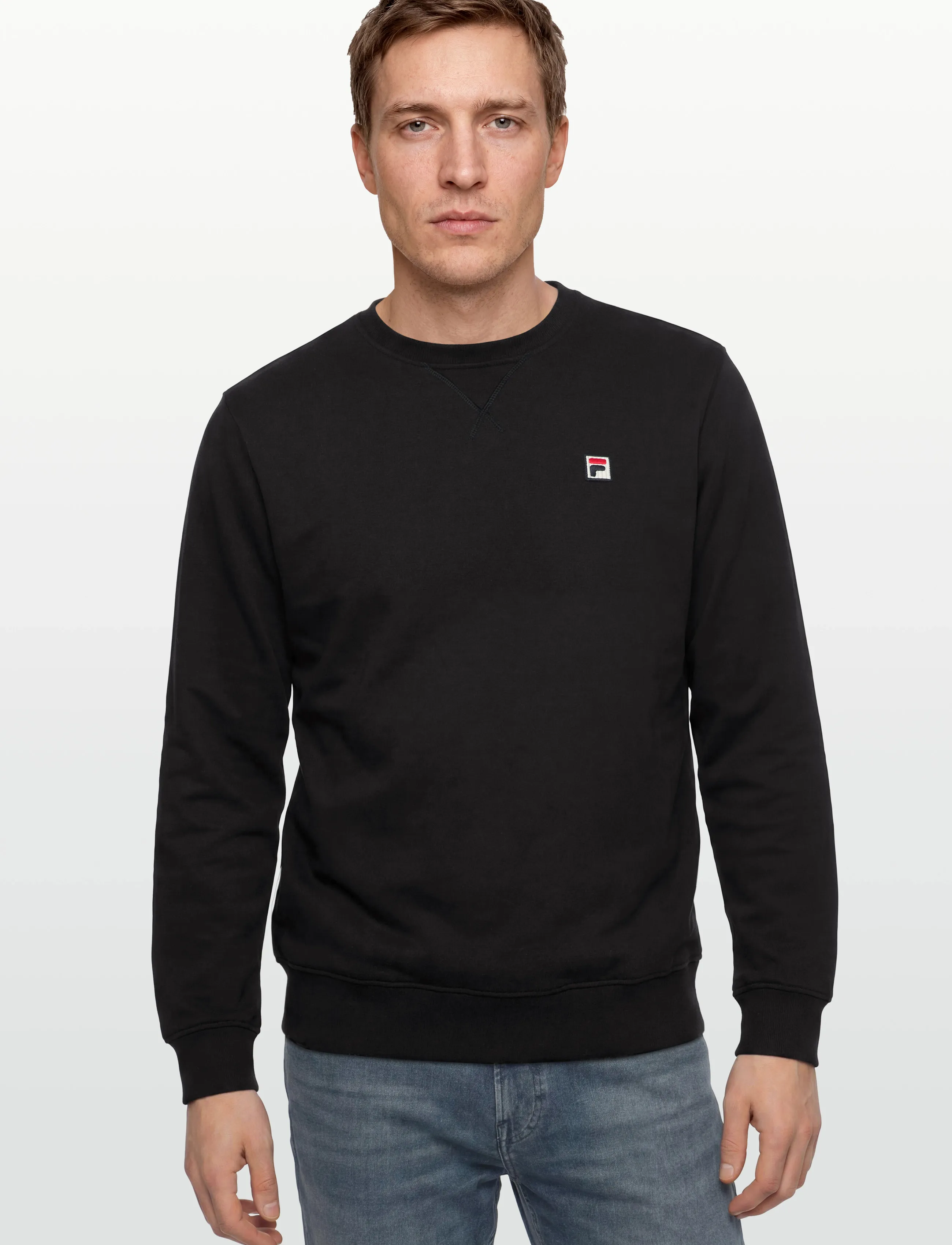 FILA - BIELLA regular crewneck sweatshirt - alussärgid - black - 3