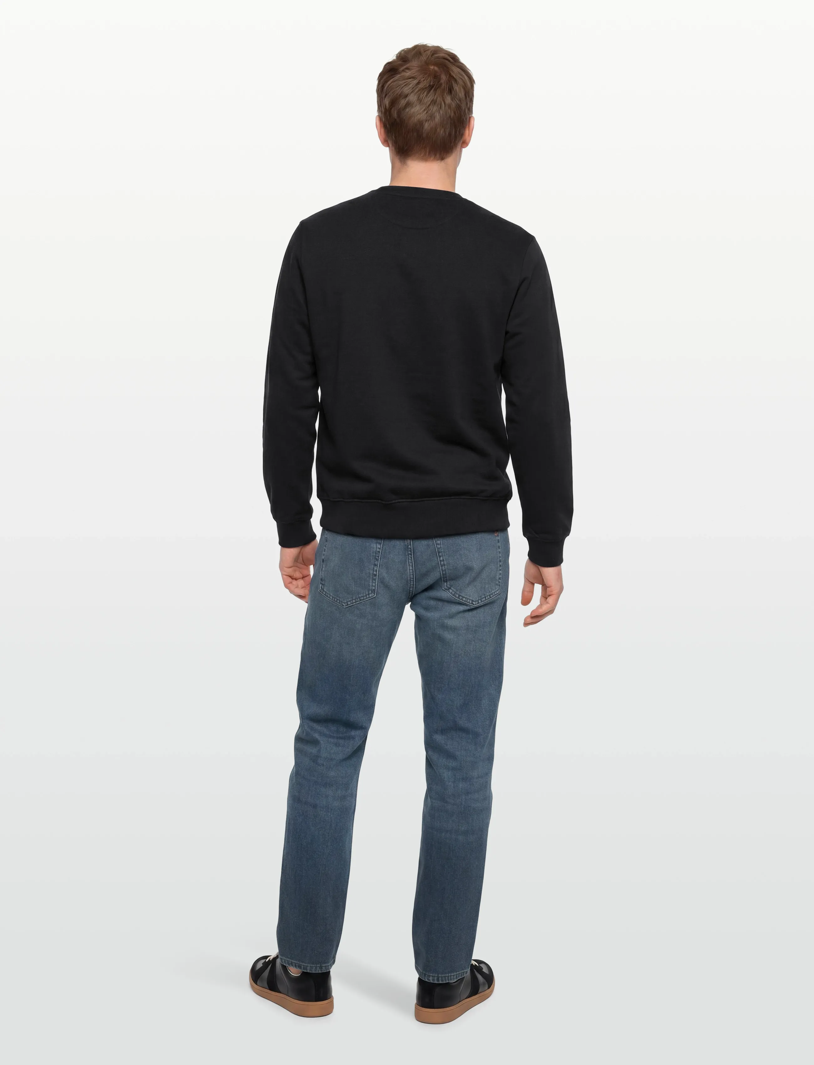 FILA - BIELLA regular crewneck sweatshirt - alussärgid - black - 4