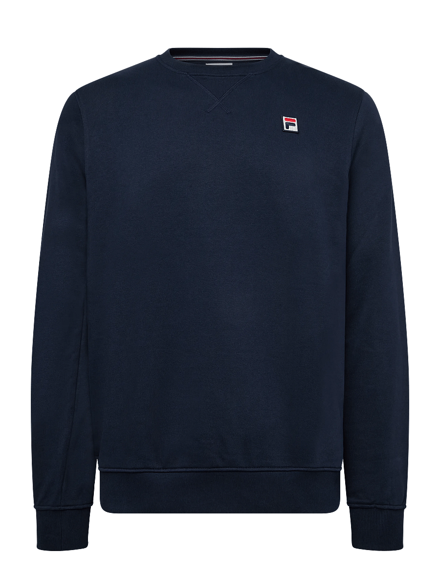 FILA - BIELLA regular crewneck sweatshirt - oberteile - dark sapphire - 0