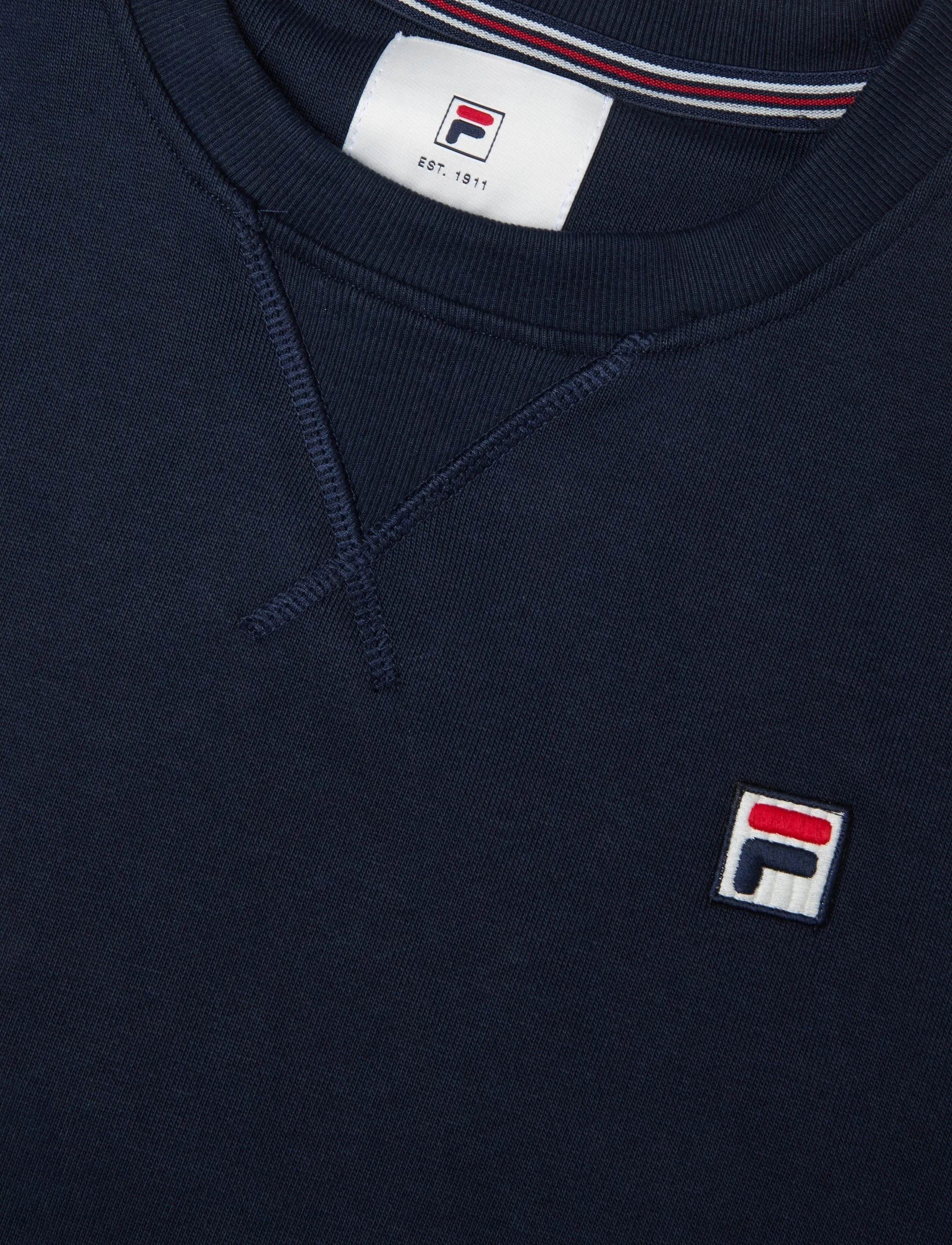 FILA - BIELLA regular crewneck sweatshirt - oberteile - dark sapphire - 2
