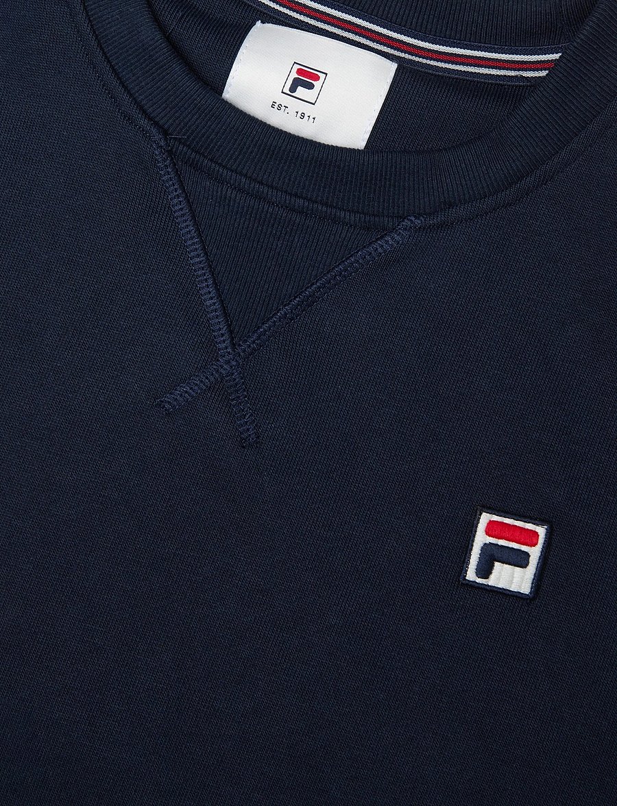 FILA - BIELLA regular crewneck sweatshirt - oberteile - dark sapphire - 2