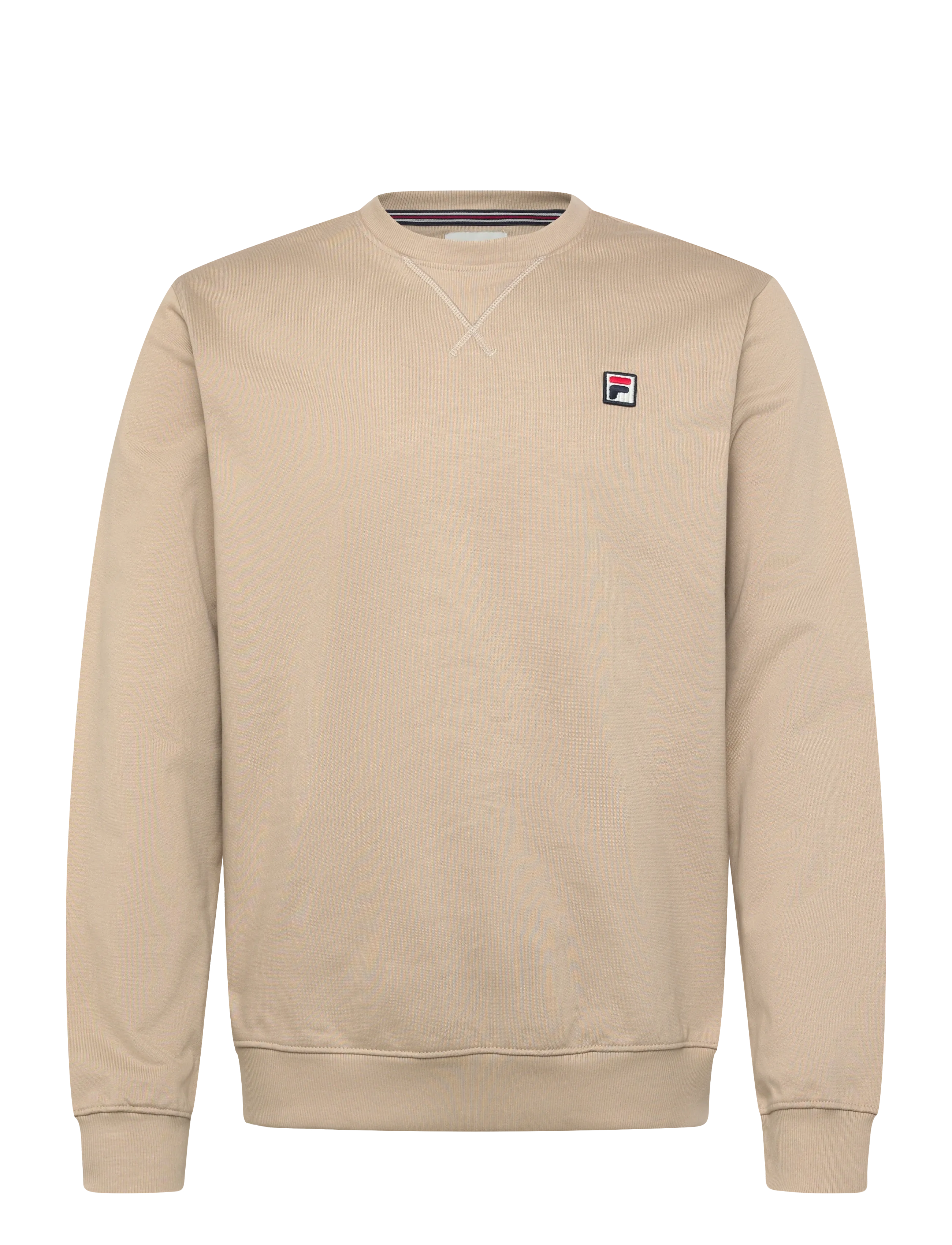 FILA BIELLA regular crewneck sweatshirt - Sweatshirts - WHITE PEPPER / beige
